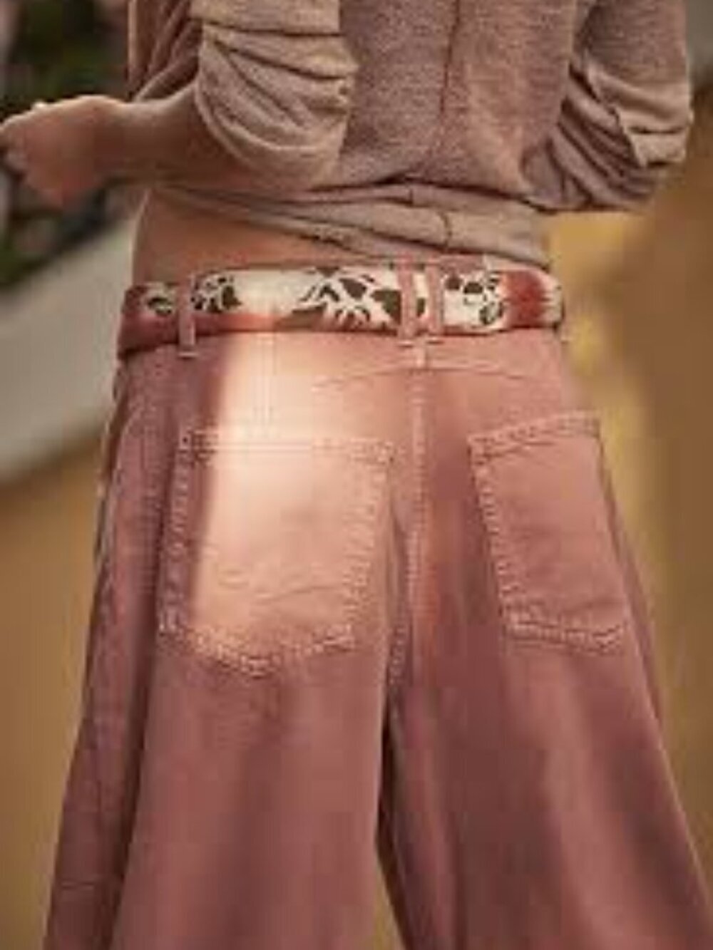 0150-NWT FREE PEOPLE-FINAL COUNTDOWN MID RISE PANTS - Picture 7 of 11